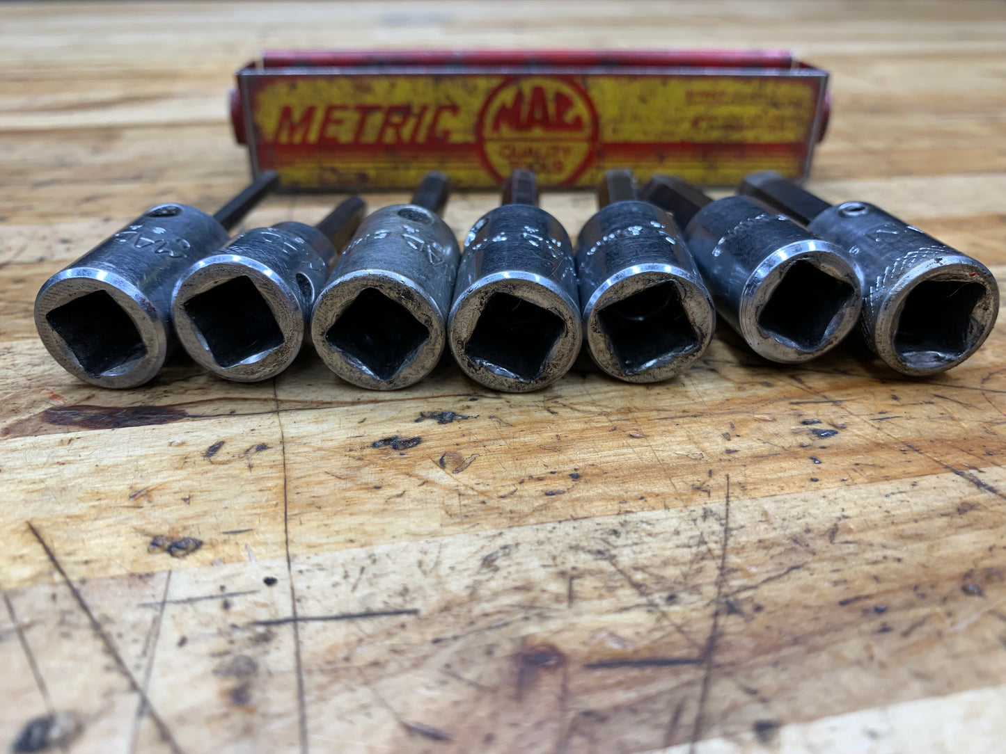 Mac Tools 3/8” Metric Hex Bit Socket Tray Set 7pc