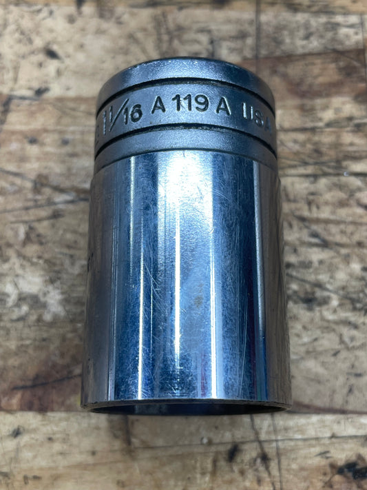 Snap On 1-1/16” Oil Pressure Sensor Socket USA A119A