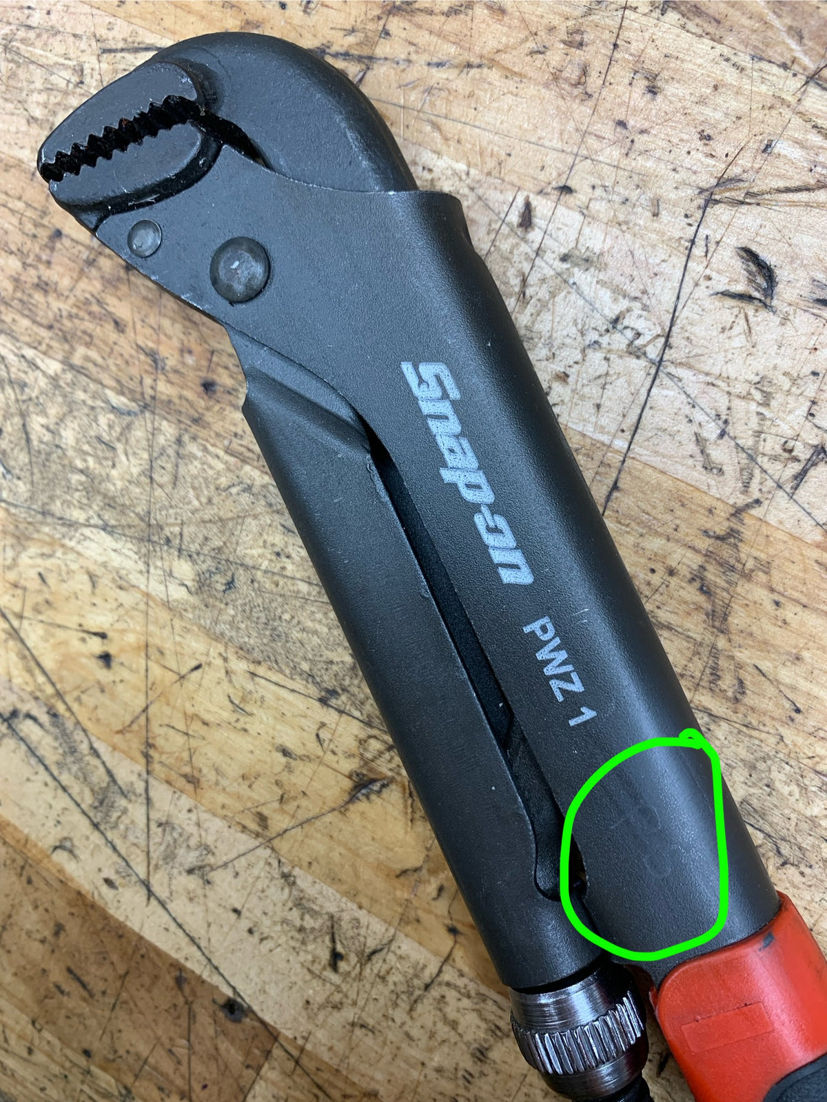Snap On Adjustable Pliers Wrench 12” USA PWZ1