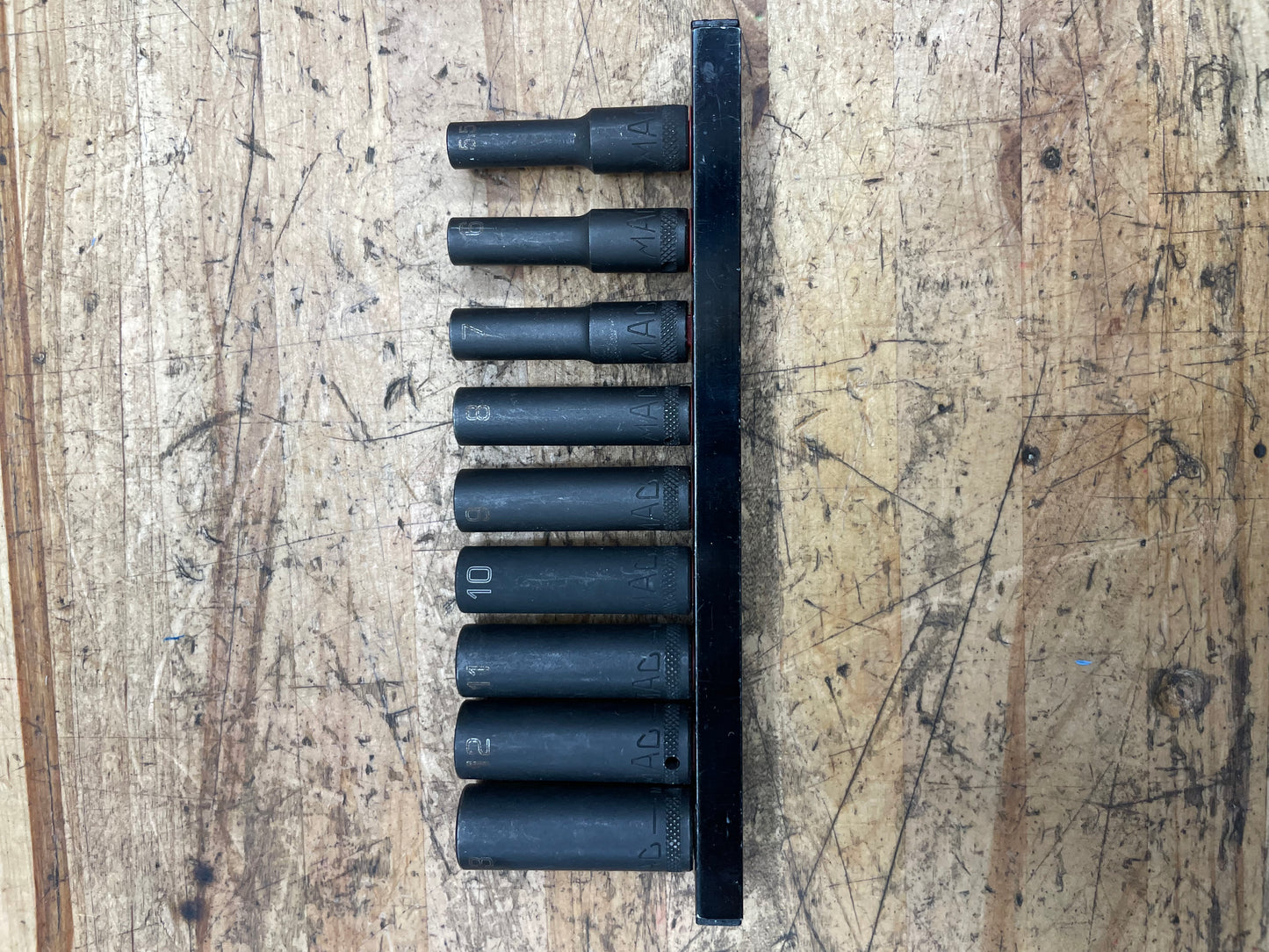 Mac 1/4” Metric Deep Impact Socket Set 9pc 5.5-13mm SMDPM96BRPT