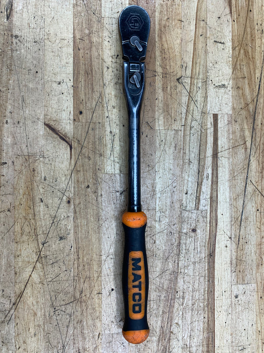 Matco 3/8" Locking Flex Head Ratchet 88 Fine Tooth Orange BFR128BLFM USA