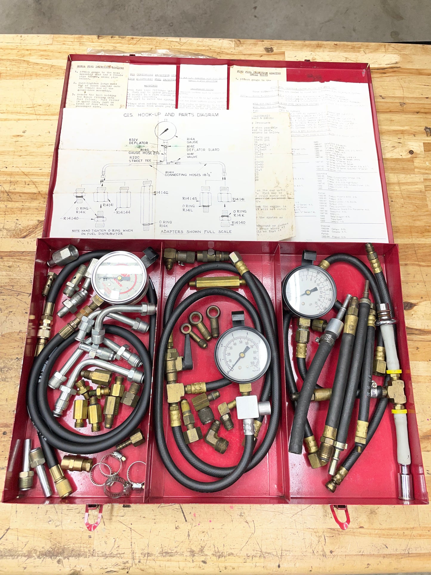 Mac Tools Master Fuel  Pressure Gauge Test Kit  FIT343MD
