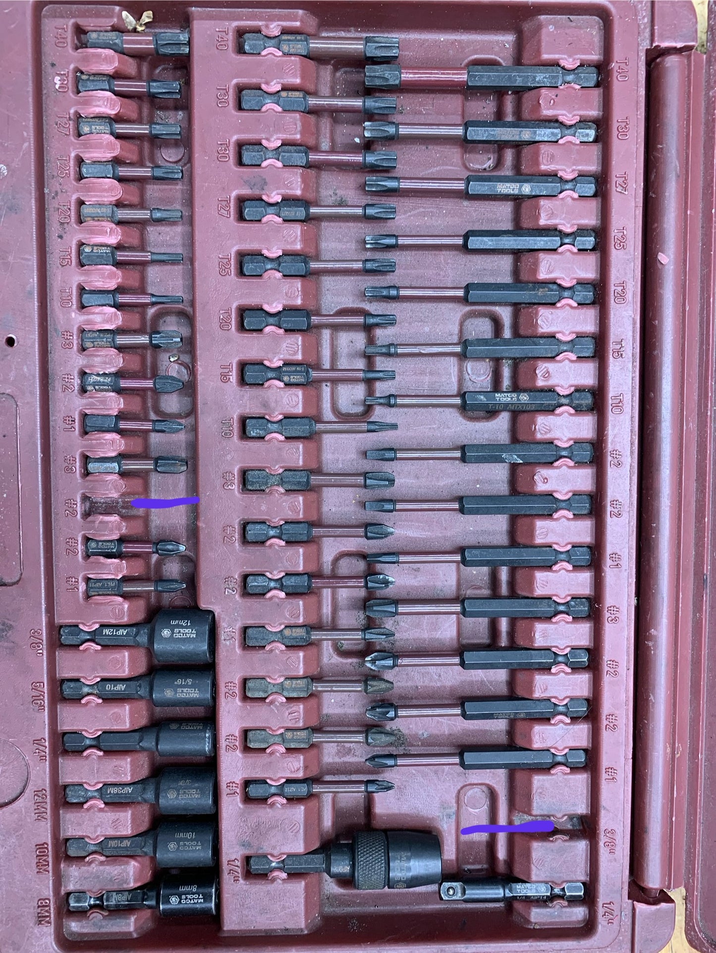 Matco Tools Master Impact Bit Set 78pc. SAIP78