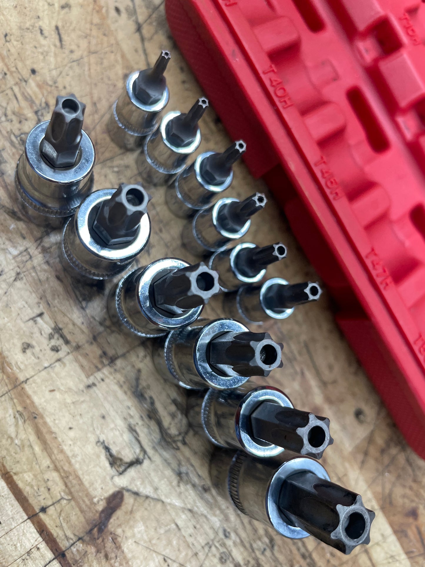 Mac Tools Security Torx Socket Set 12pc LIKE NEW ST12HB