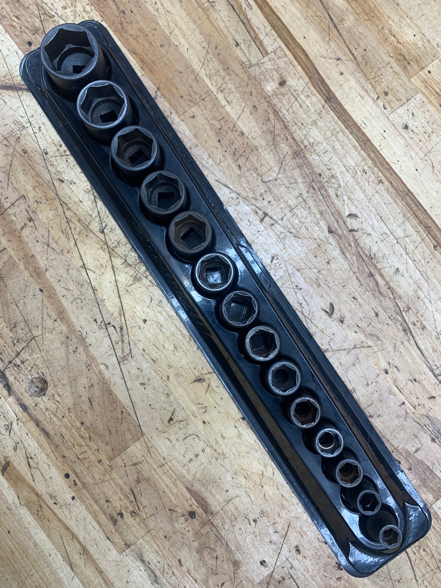 Snap On 3/8” Metric Shallow Impact Socket Set 14pc 8-24mm USA 214IMFMYA