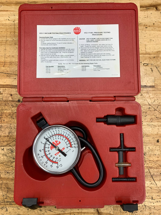 Mac Vacuum / Fuel Pressure Gauge VG3-1
