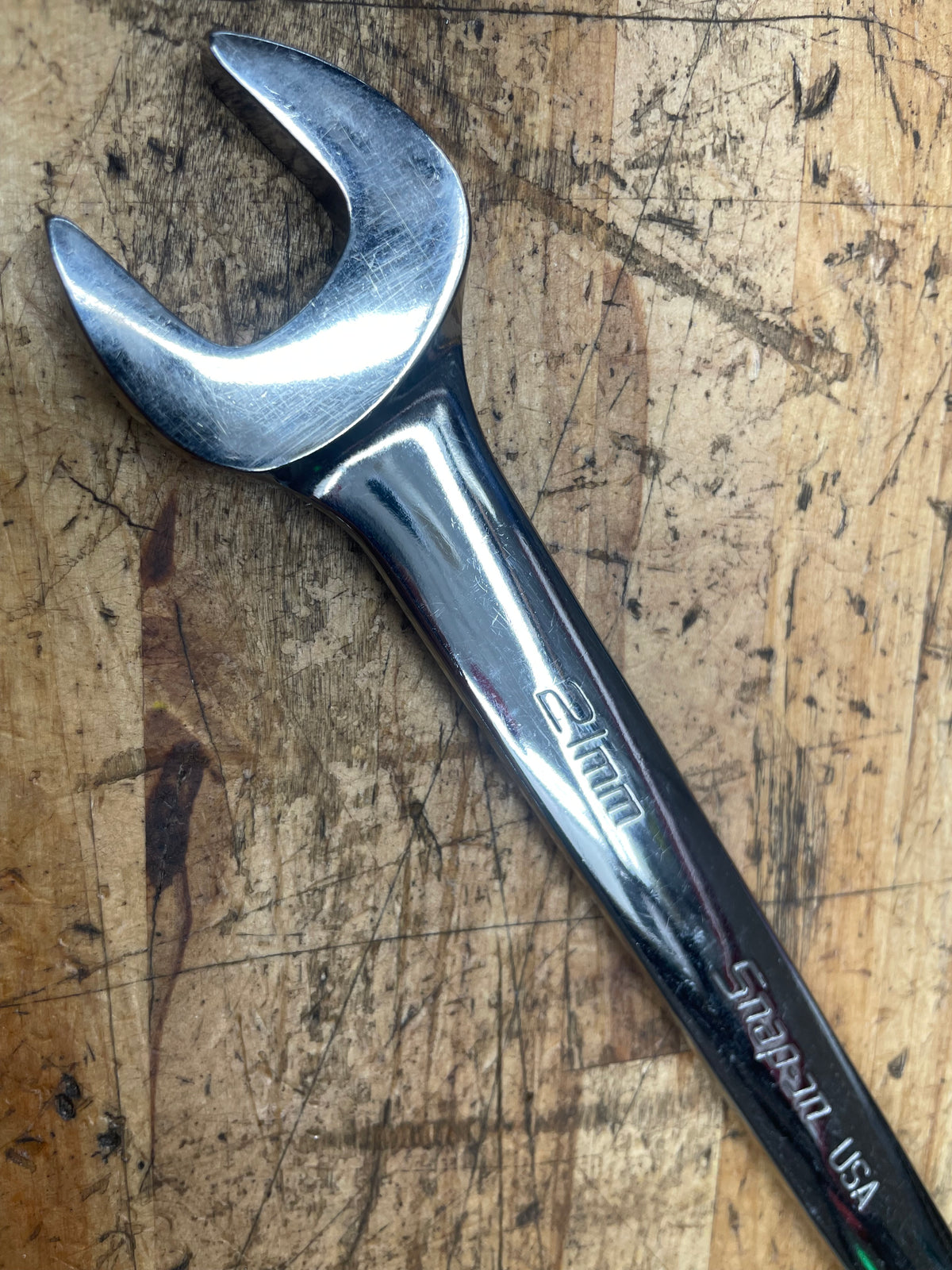 Snap On 21mm Ratcheting Combo Wrench USA OXRM21