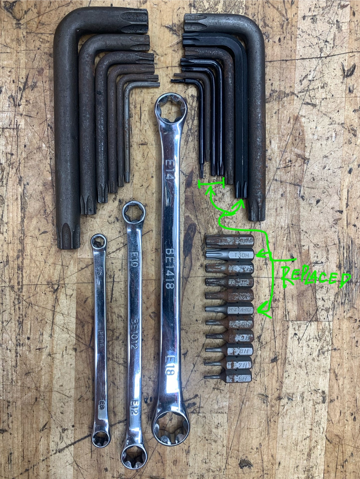 Mac Tools Master Torx/ETorx Tool Set SMXT62B