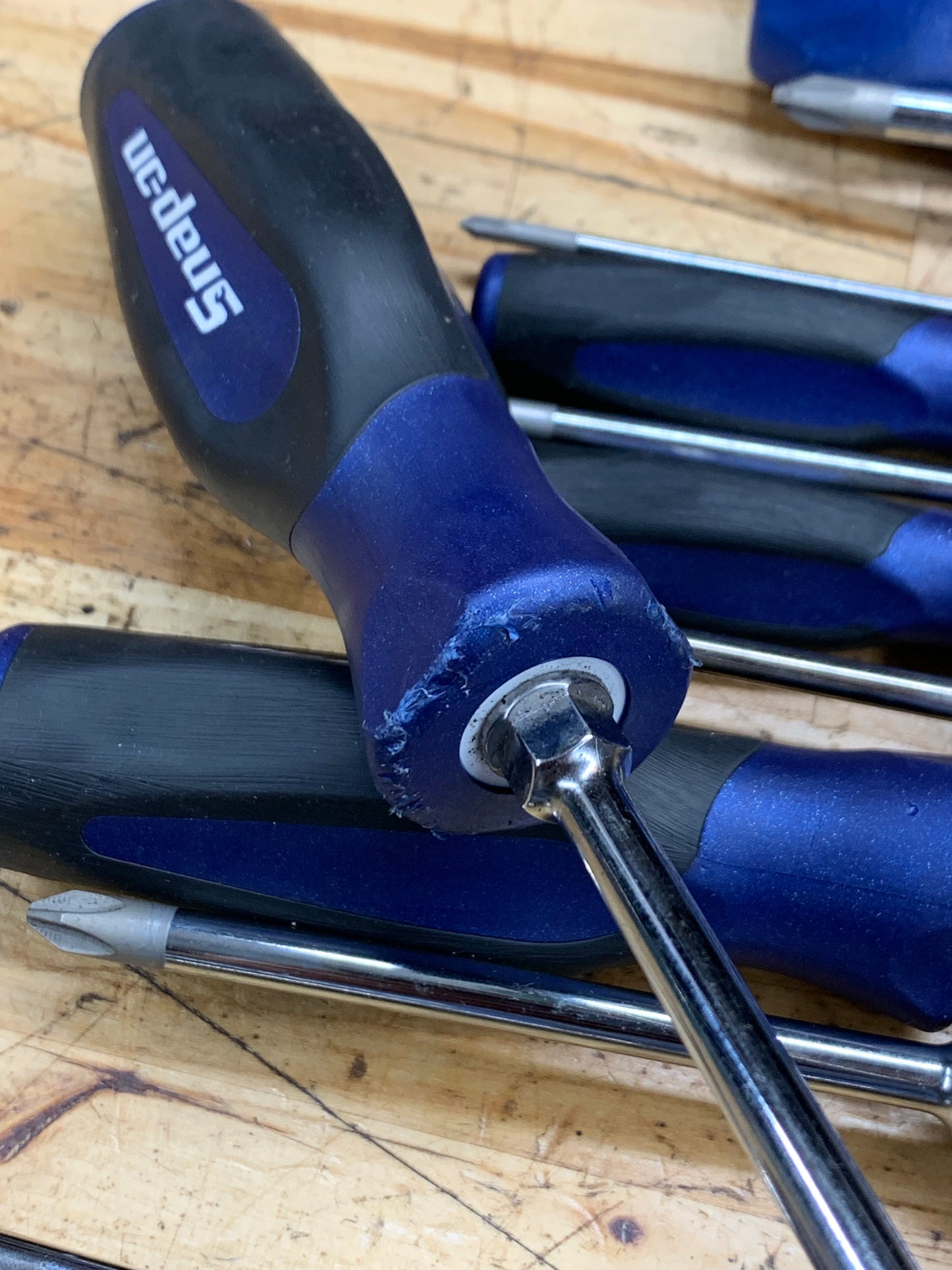 Snap On 16pc Foam Screwdriver Set  POWER BLUE SGDX160BFMB USA