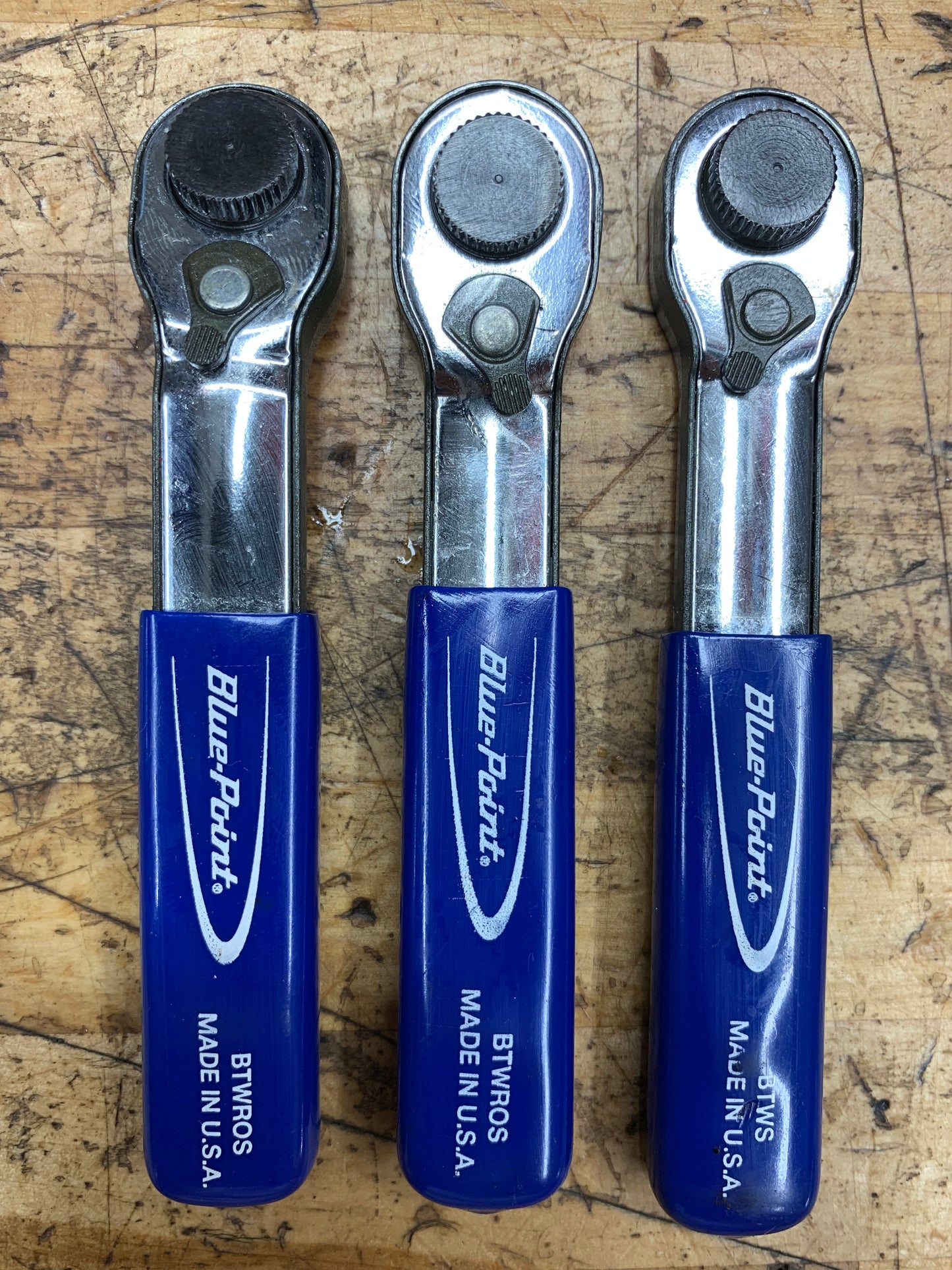 Blue-Point Fine Tooth Ratchet Bit Wrench Handle Set  BTWSMPK
