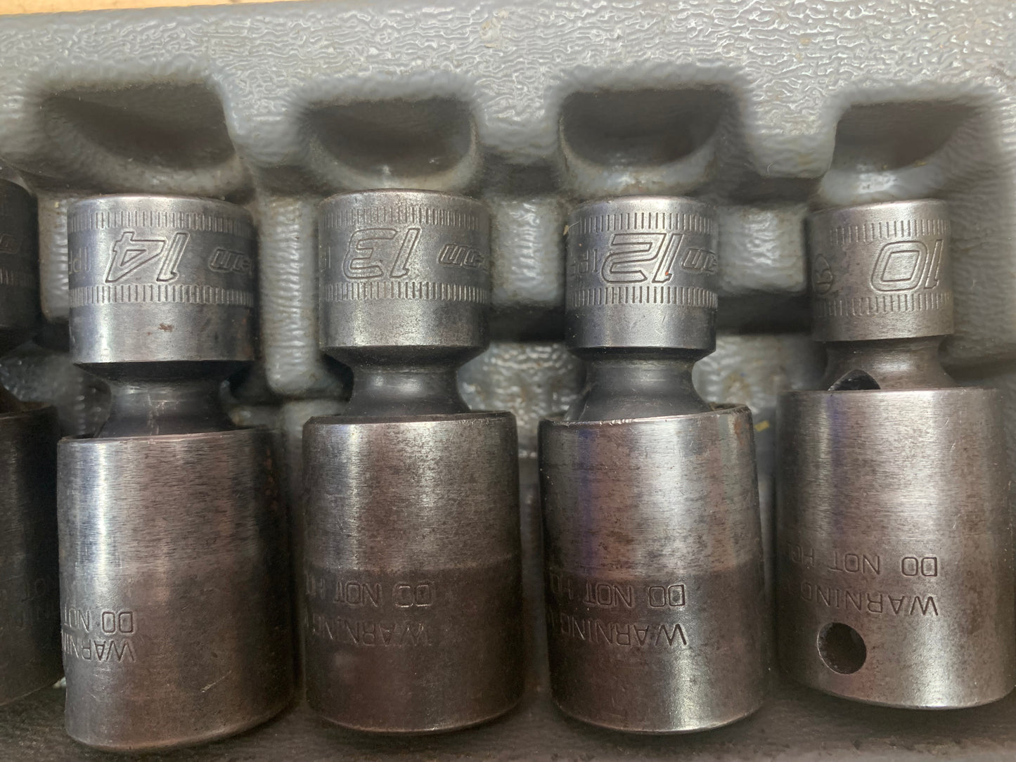 Snap On Metric 3/8” Impact Swivel Universal Socket Set 207IPFM