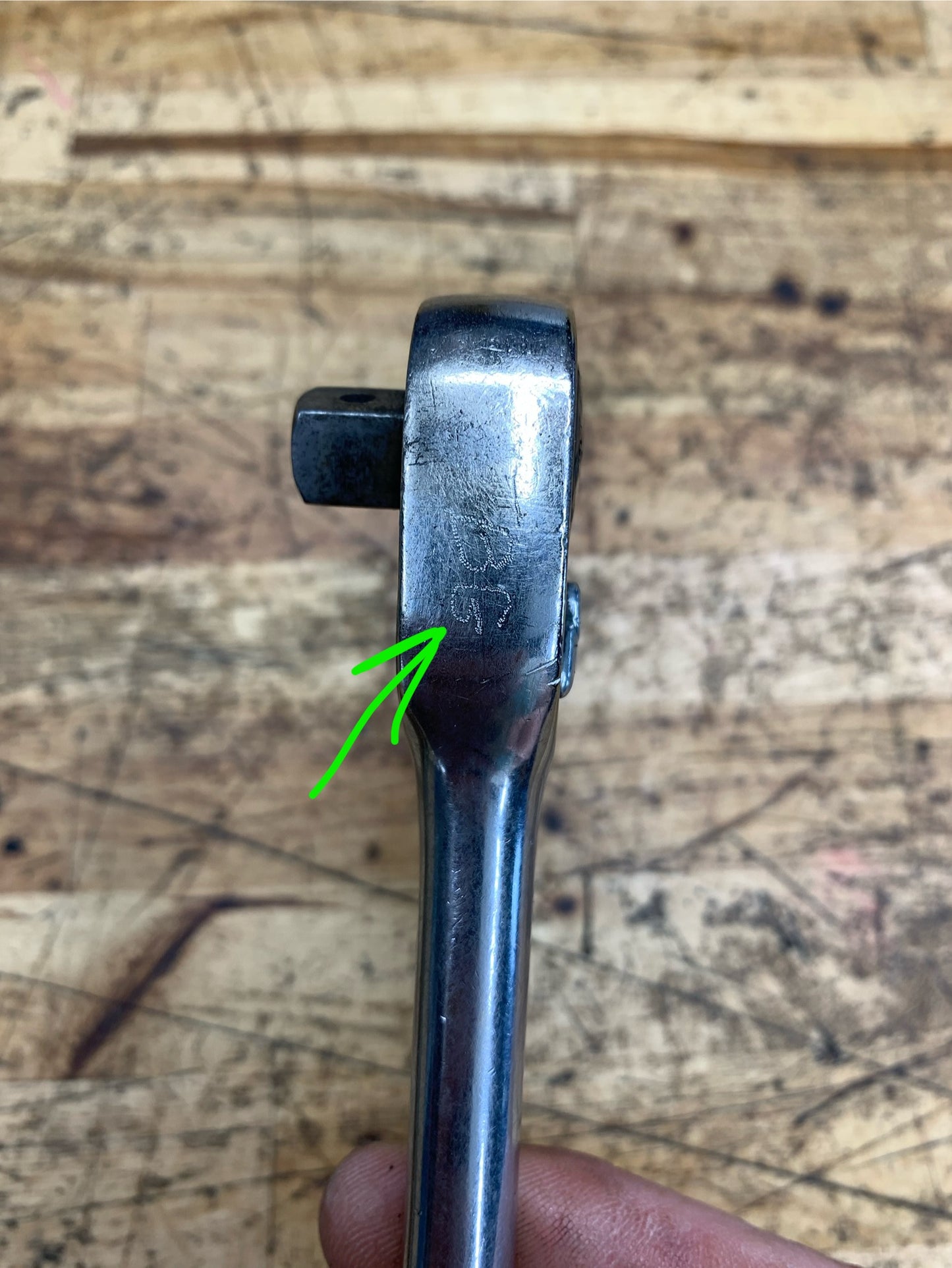 Snap On 3/8" Vintage Ratchet USA F71G