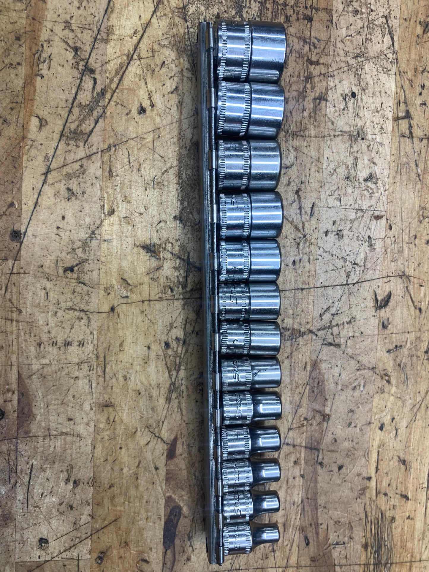 Snap On 1/4" Metric Shallow Socket Set 13pc USA 113TMMY