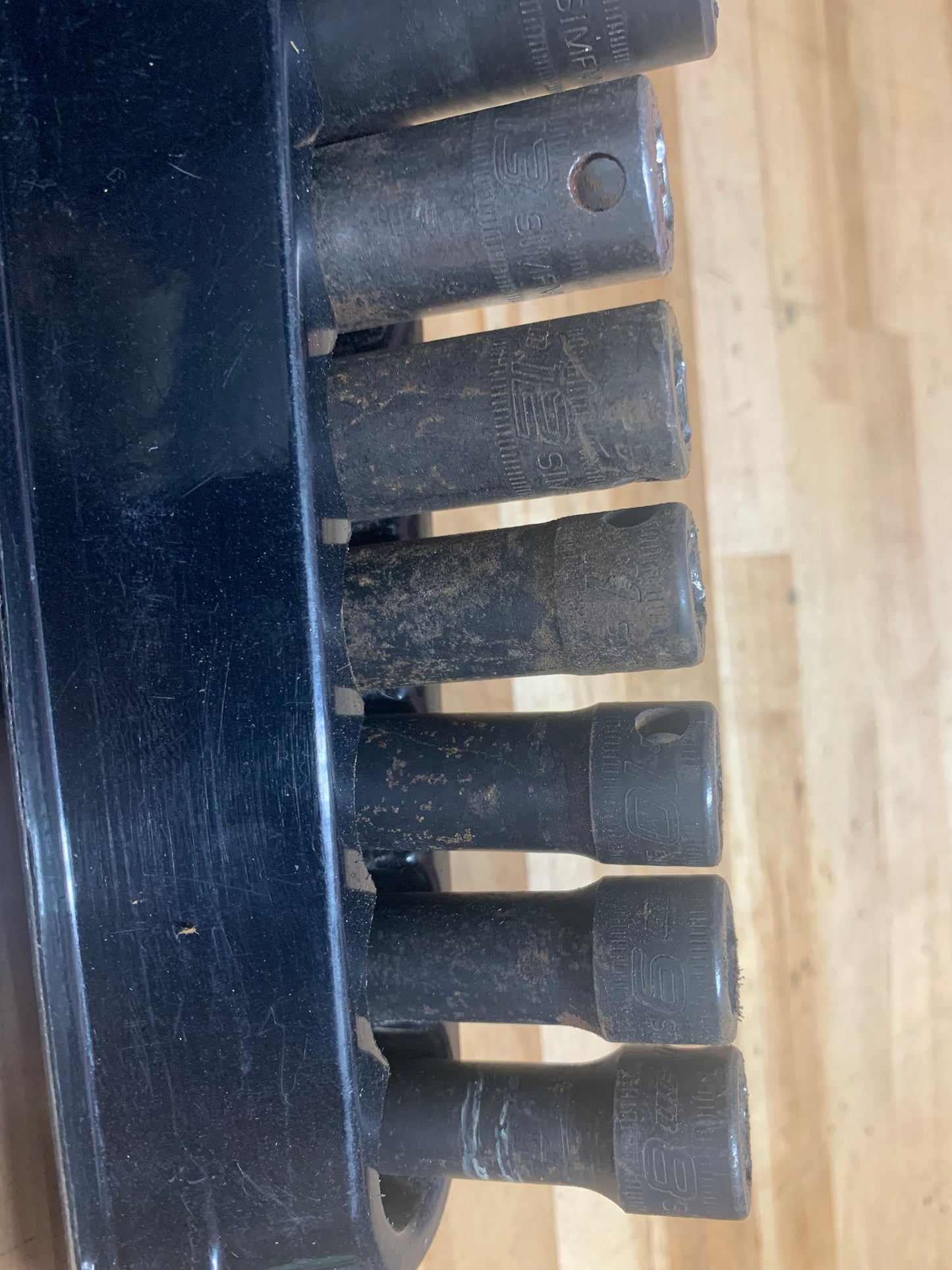 Snap On 14pc 3/8" Deep Impact Metric socket set 214SIMFMYA