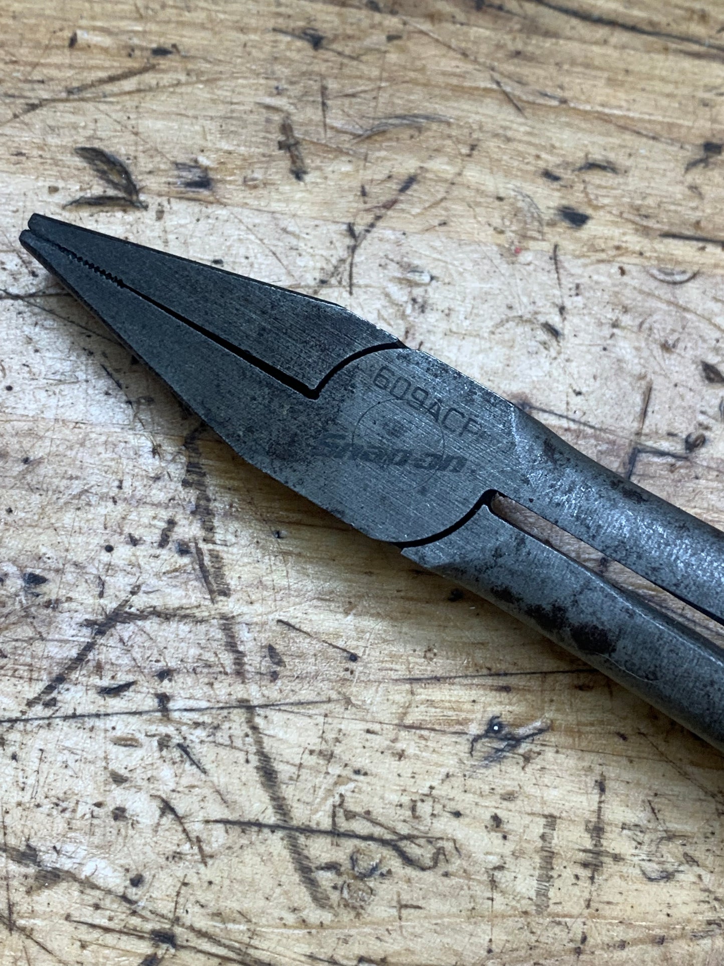 Snap On Mini Long Neck Duckbill Pliers USA 609ACP