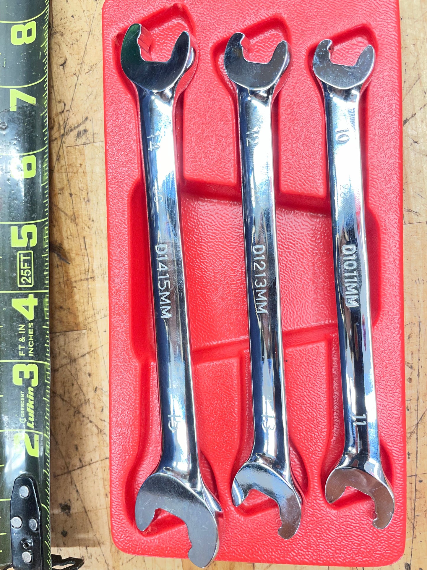 Mac Metric Speed Flare Wrench Set RARE 3pc 10-15mm LIKE NEW