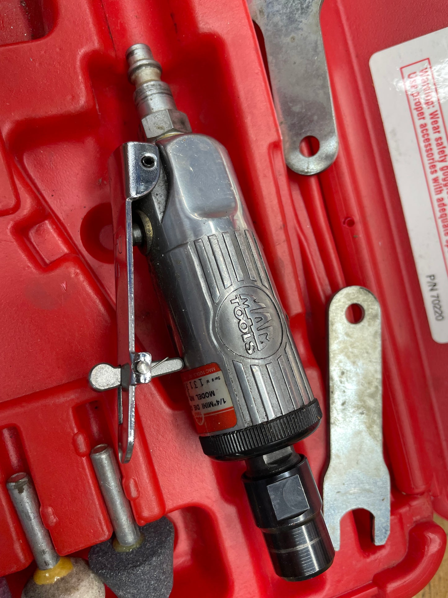 Mac Tools 180 Air Die Grinder Set ADG4K