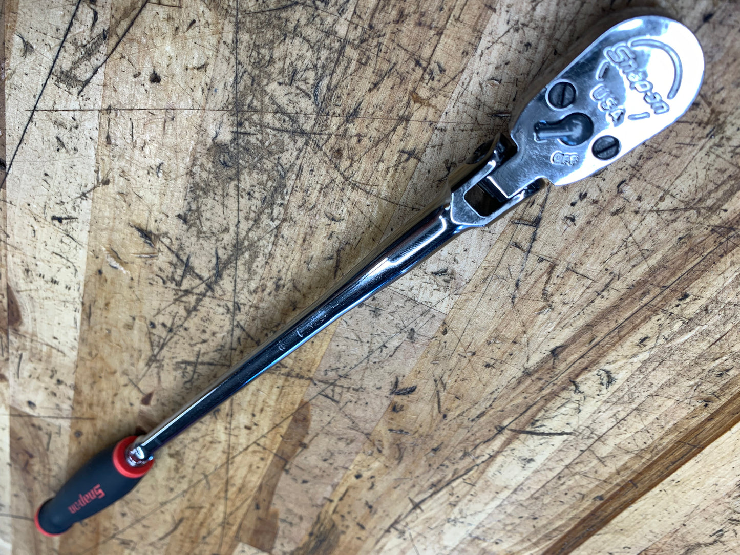 Snap On 1/4" Long Flex Head Ratchet USA THLLF72
