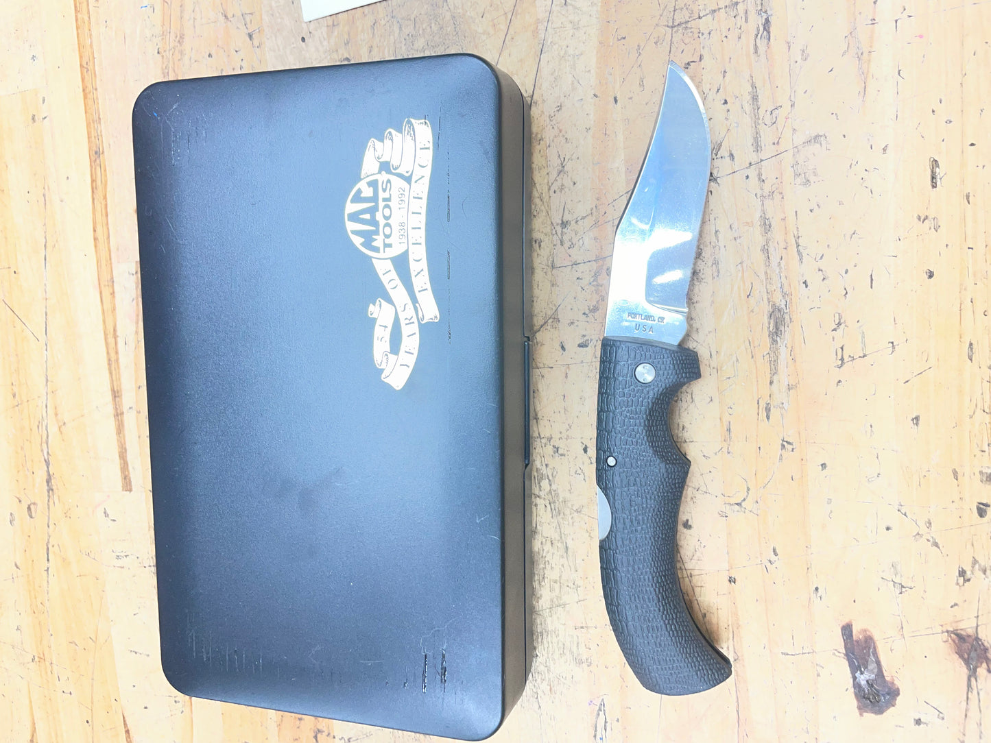 Vintage Gerber Mac Tools 54th Anniversary Commemorative Pocket Knife 1938-1992 Limited Edition #652/3500 w/ Case USA