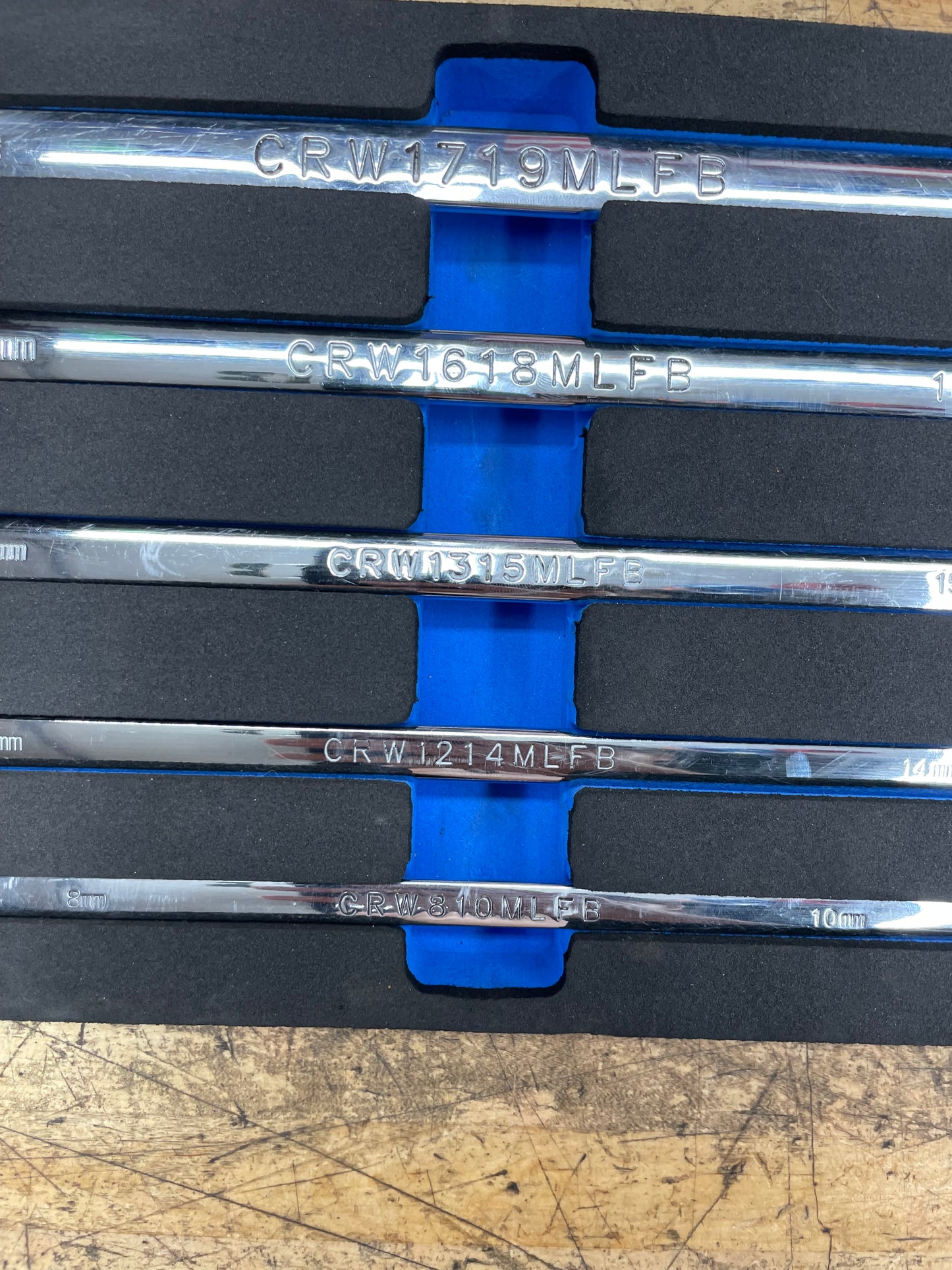 Cornwell Metric Long Flex Head Box Wrench Set 5pc 8-19mm CRWLF5MSA