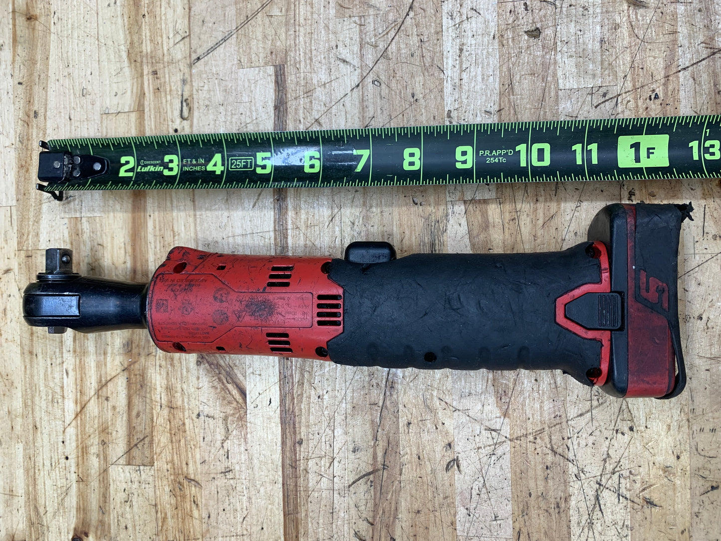 Snap On 3/8” 14.4V Electric Ratchet WITH BATTERY CTR761C