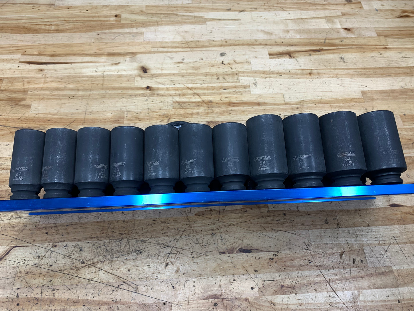 Expert by Mac Tools 1/2” Metric Deep Impact Socket Set 26pc 10-36mm With Tray E041639