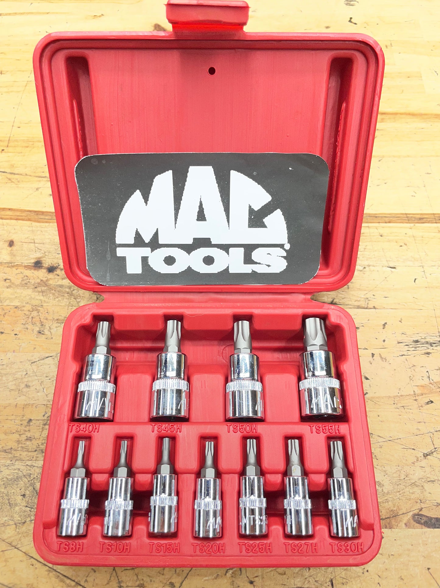 Mac Tools Security Torx Socket Set 11pc LIKE NEW SMXTSH11B