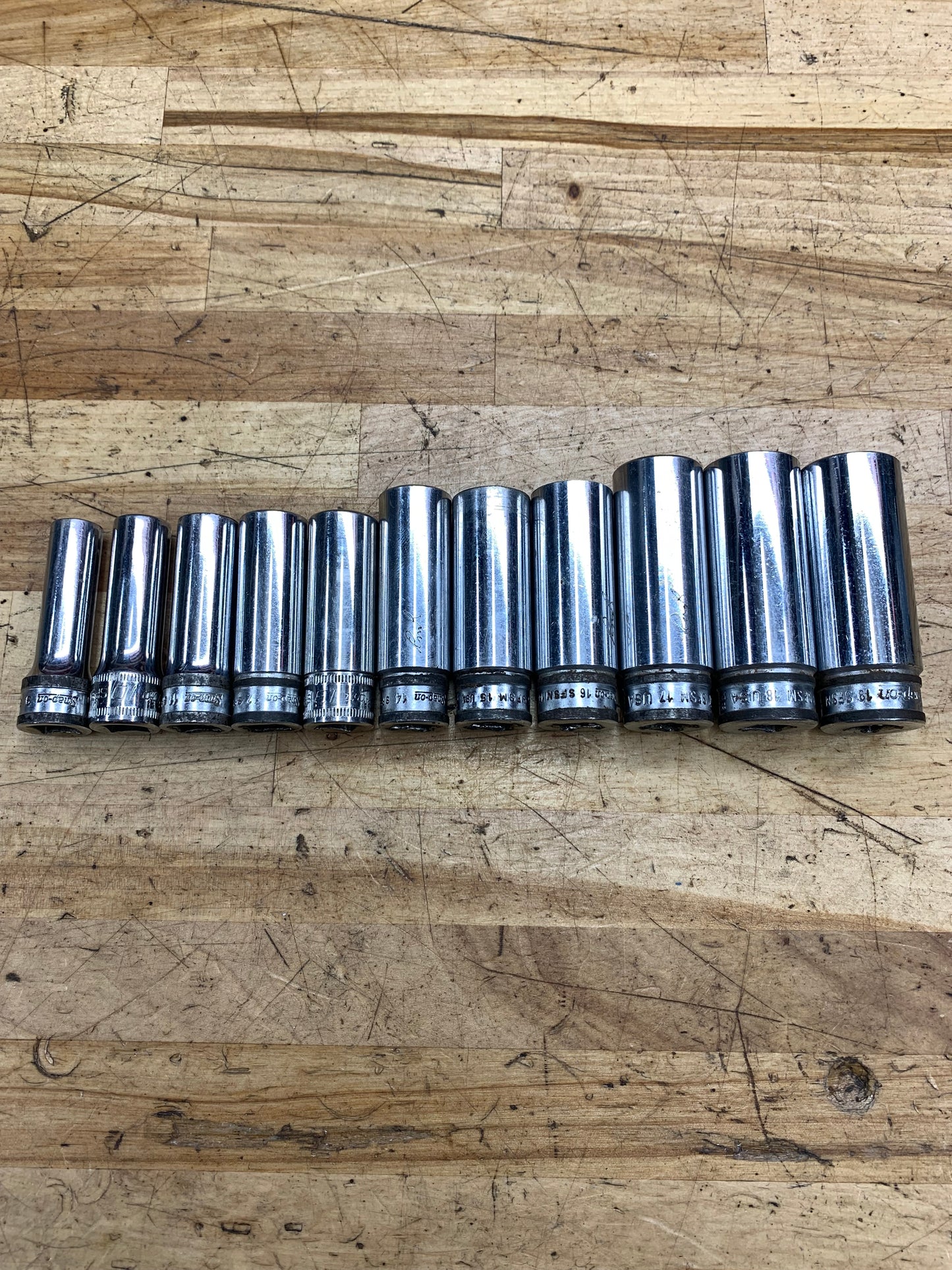 Snap On Metric 3/8” Deep Socket Set 11pc