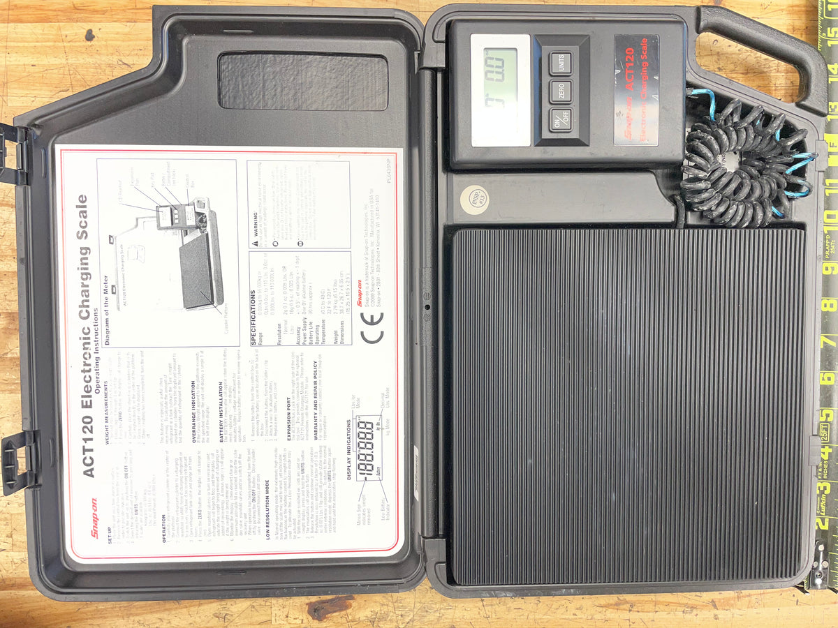 Snap On Electronic Charging Refrigerant Scale ACT120