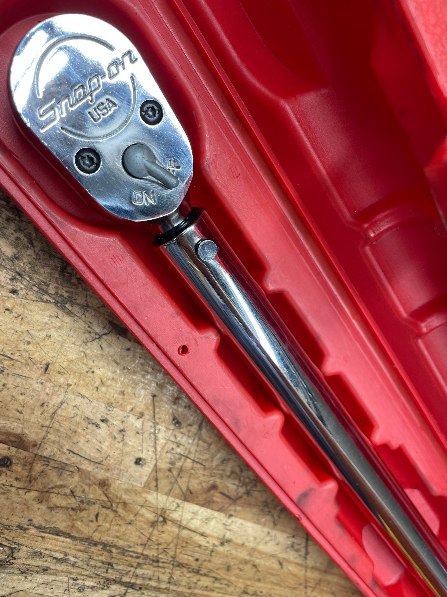 Snap On 1/2” Click Style Torque Wrench 50-250 Ft.Lb. USA QD3R250