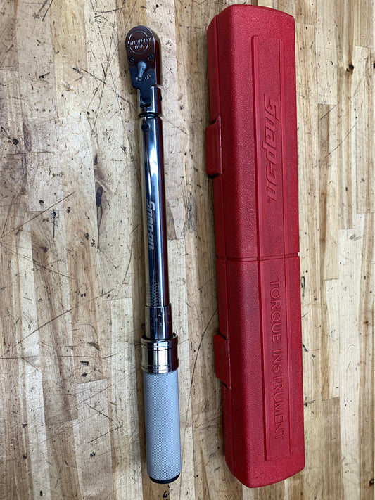 Snap On 3/8” Flex Head Torque wrench 5-75ft.Lb. QD2FR75E USA