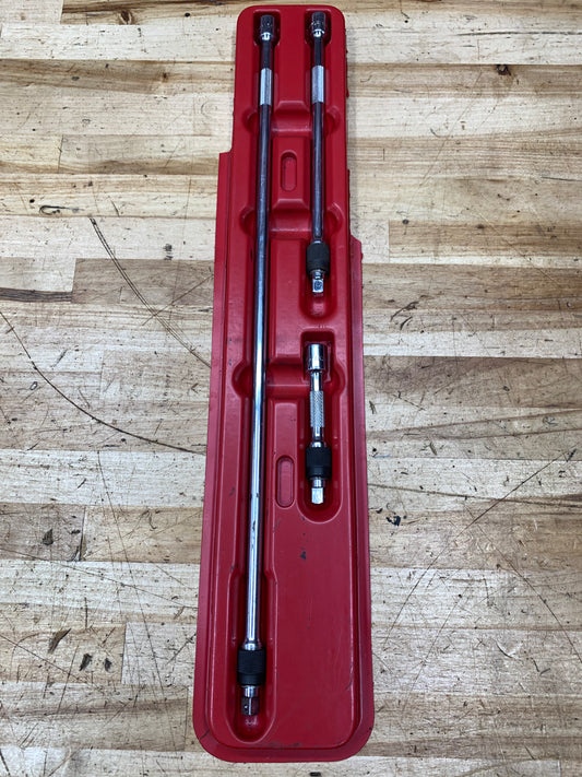 Matco 1/4" Locking Extension Set 3pc. USA SALXK3TA