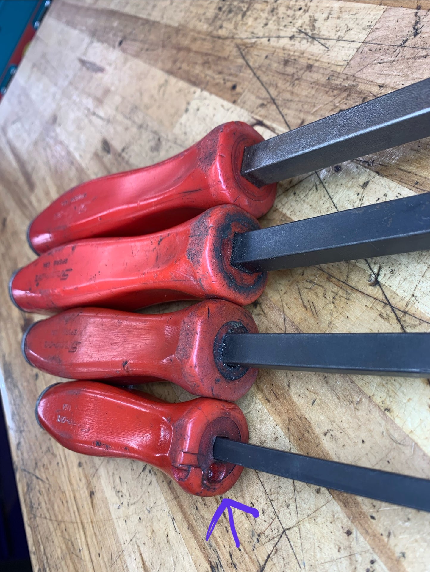 Snap On Striking Prybar Set 4pc. USA  SPB704