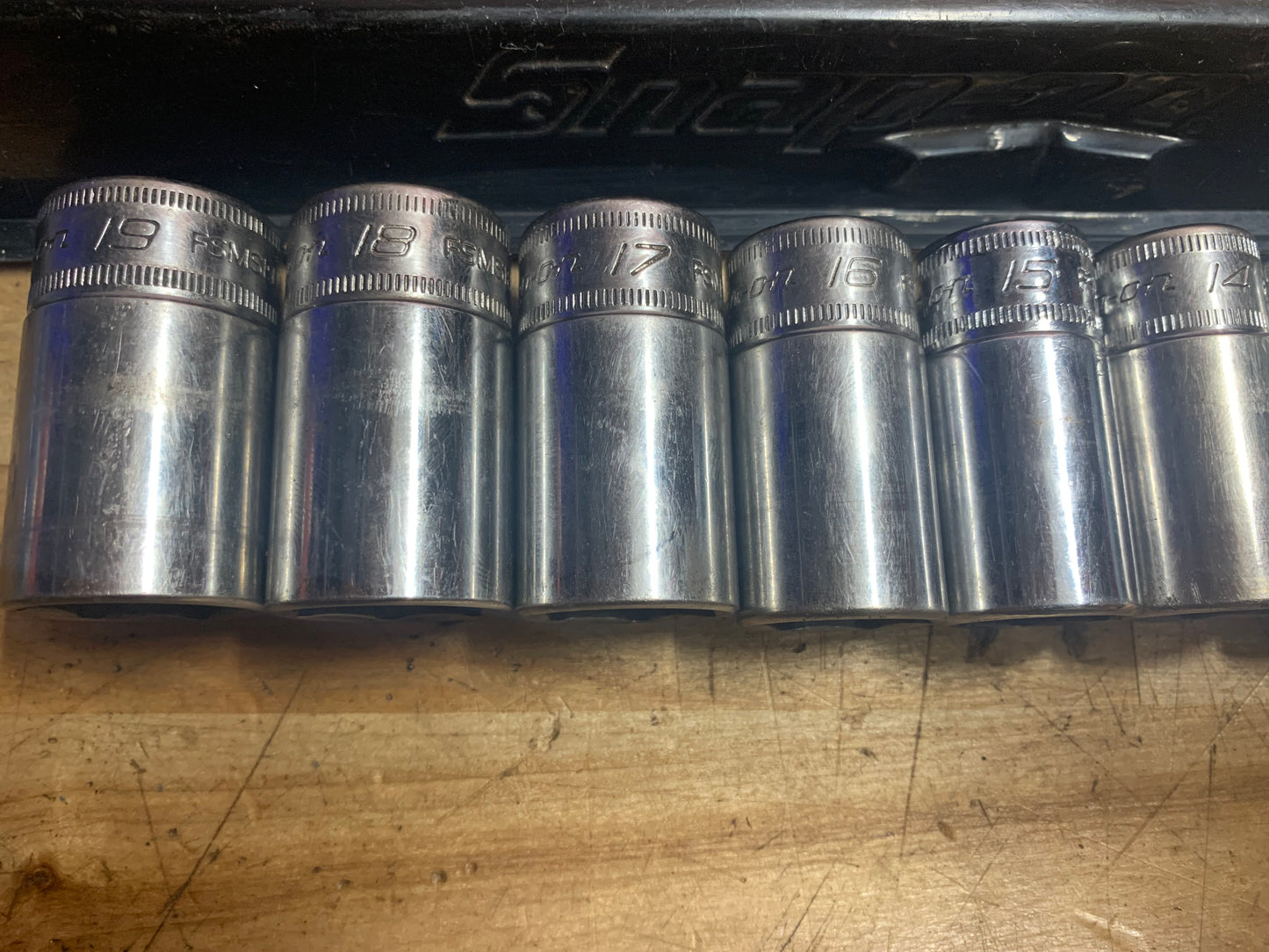 Snap On 3/8" Semi Deep Metric Socket Set  212YFSMSY