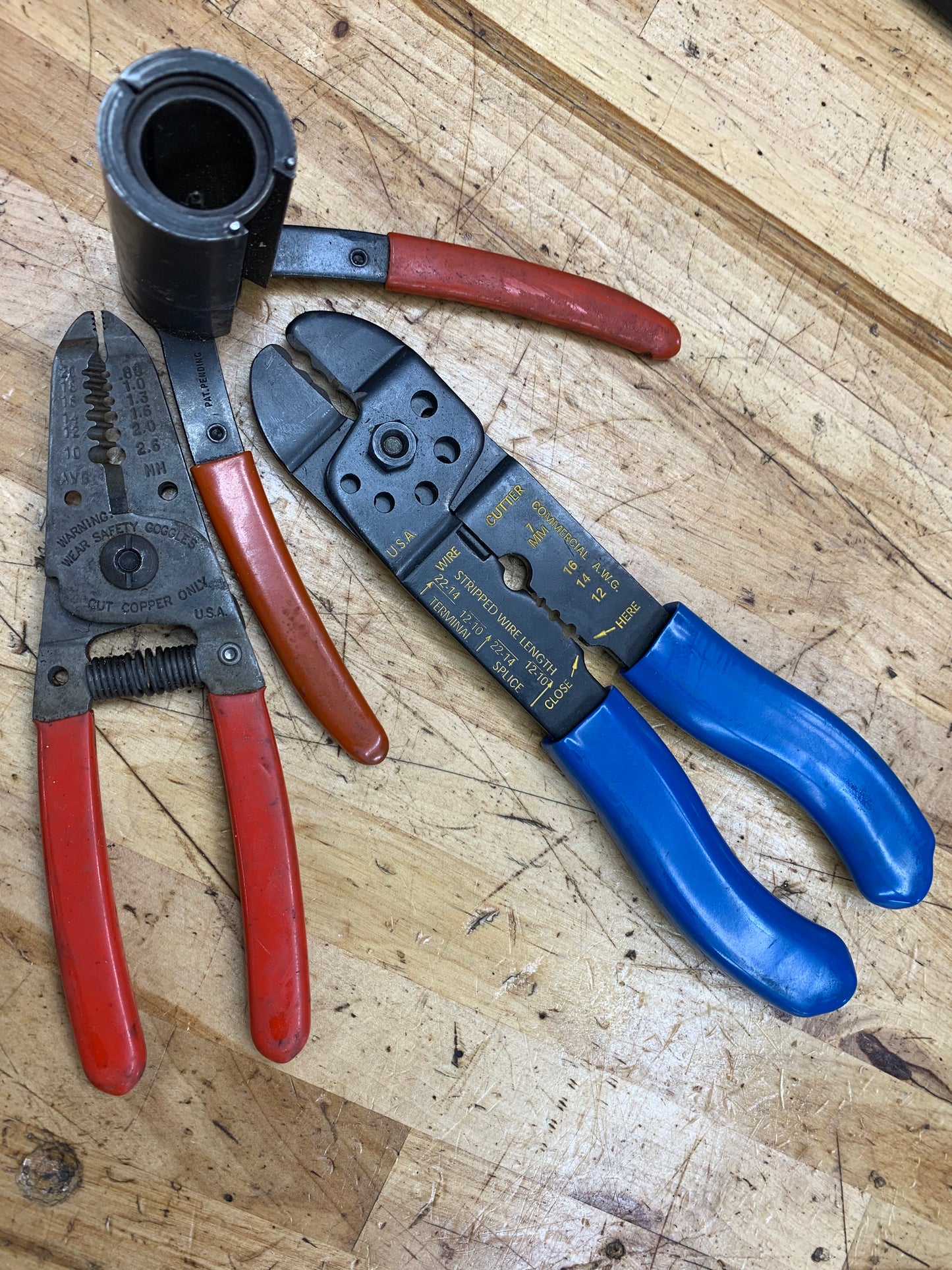 Blue Point Plier Bundle: Wire strippers, Snap Ring Pliers