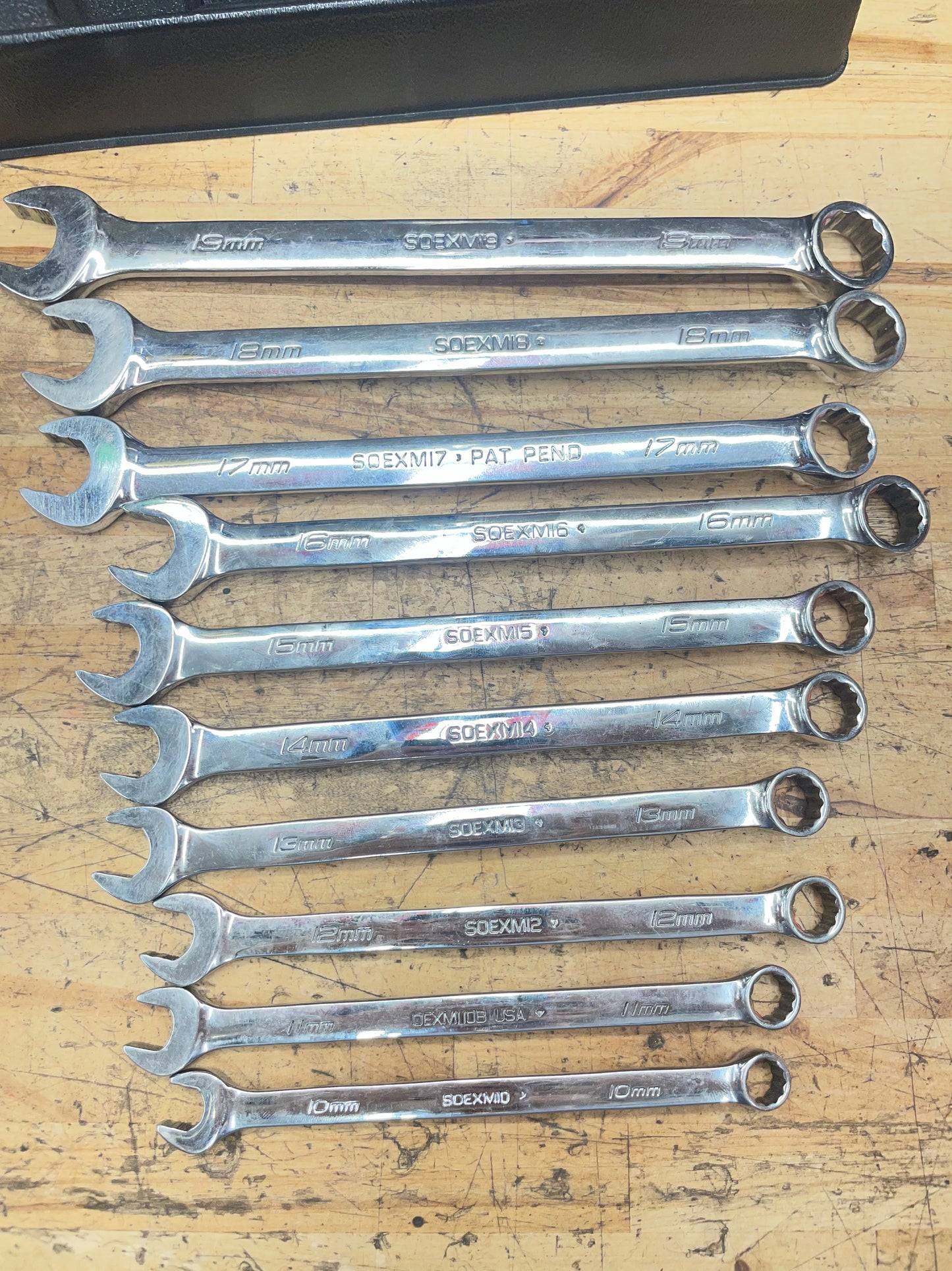 Snap On Metric Combo Wrench Set FD+ 10pc USA SOEXM710