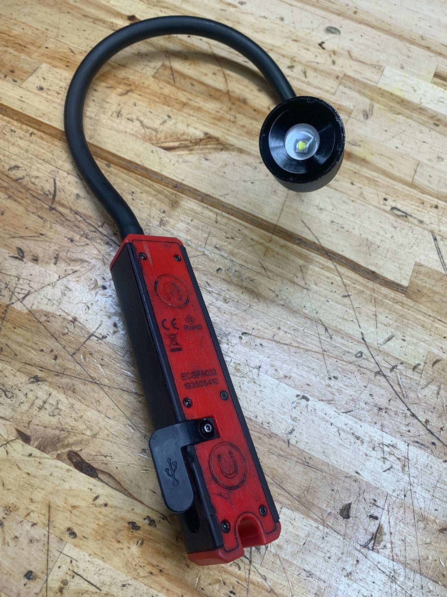 Snap On Flex Arm Gooseneck Work Light ECSPA032