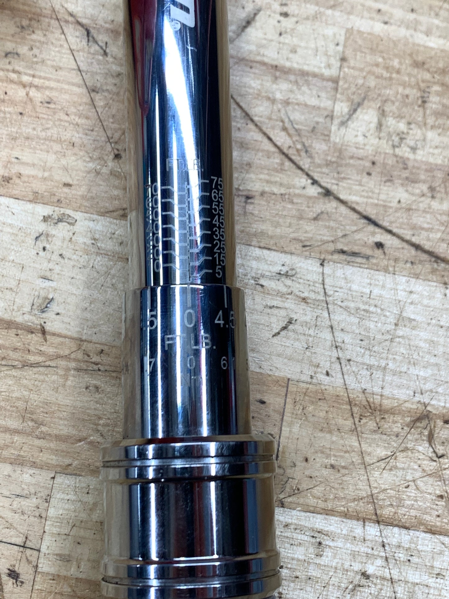 Snap On 3/8” Flex Head Torque wrench 5-75ft.Lb. QD2FR75E USA