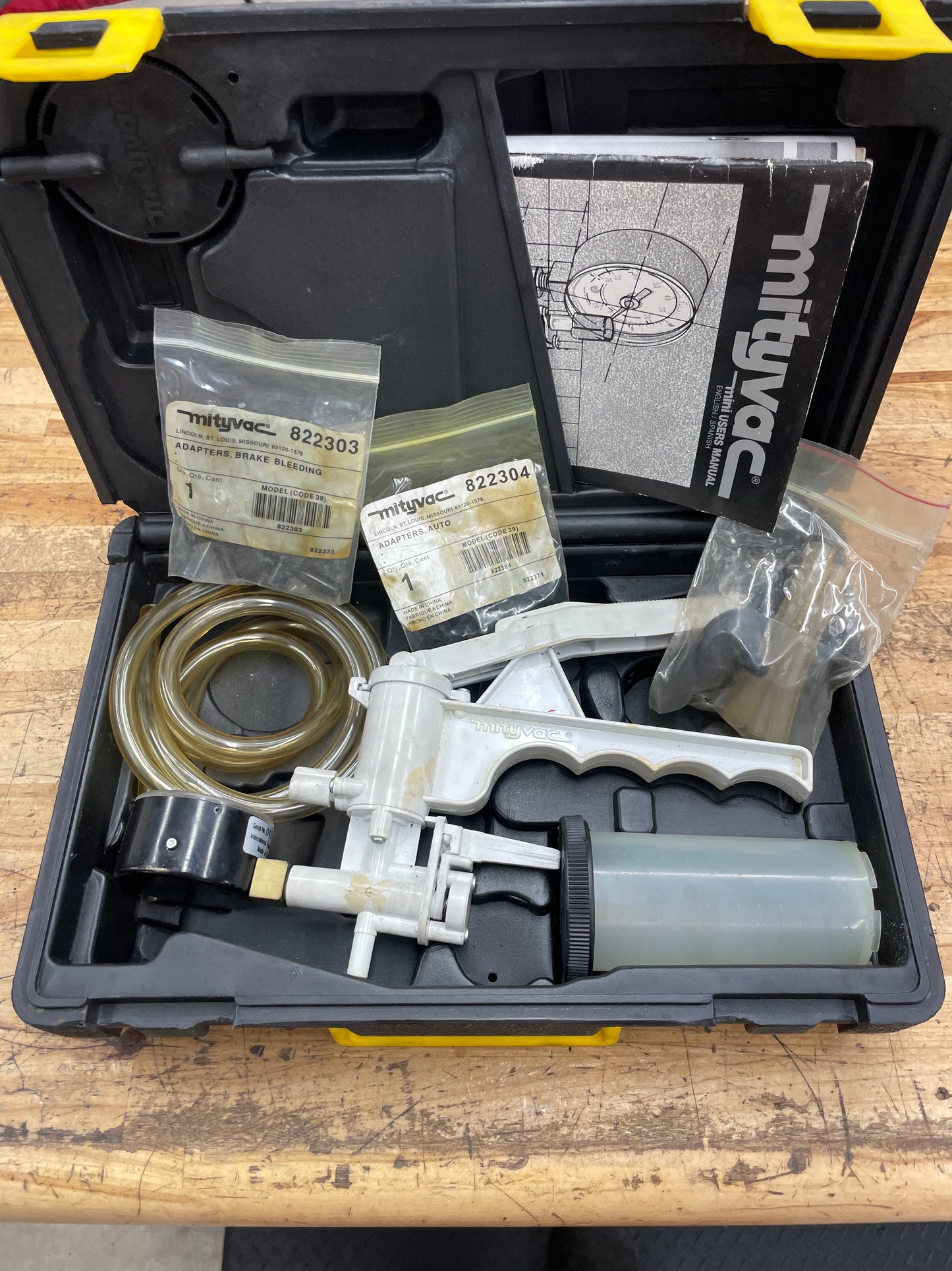 Mityvac Silverline Automotive Vacuum Pump Kit COMPLETE 04000