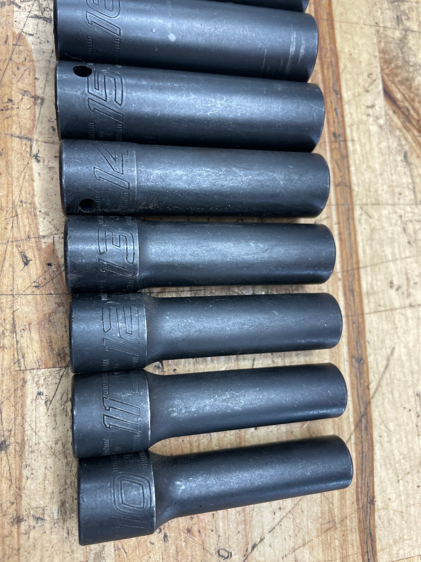CAT by Snap On 1/2” Metric Deep Impact Socket Set 11pc USA 10-20mm