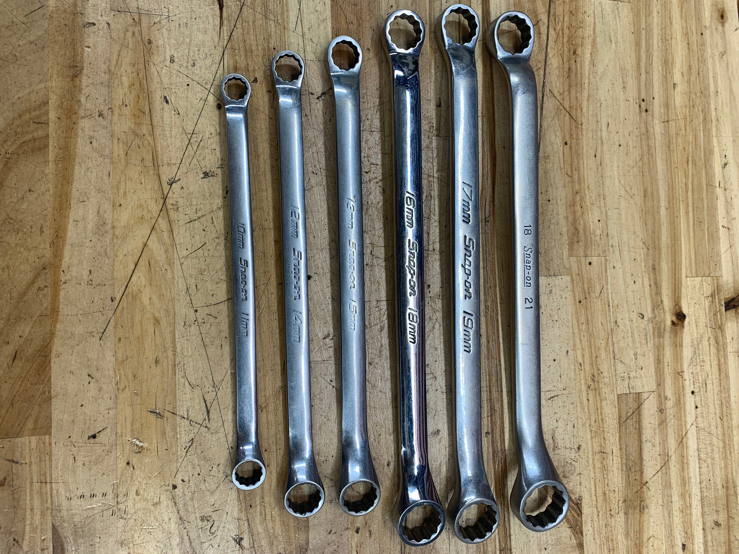 Snap On Metric Offset Box Wrench Set 6pc