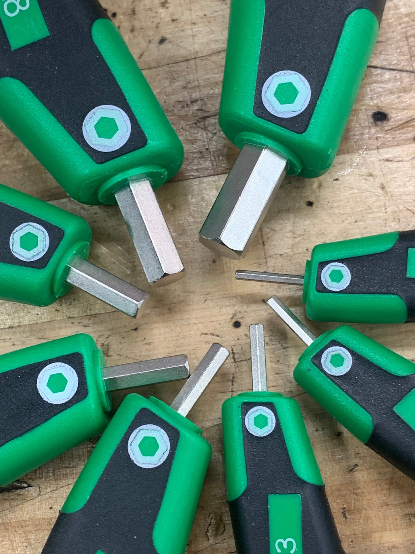 Matco eight piece metric hex T handle tray set.  STXM8