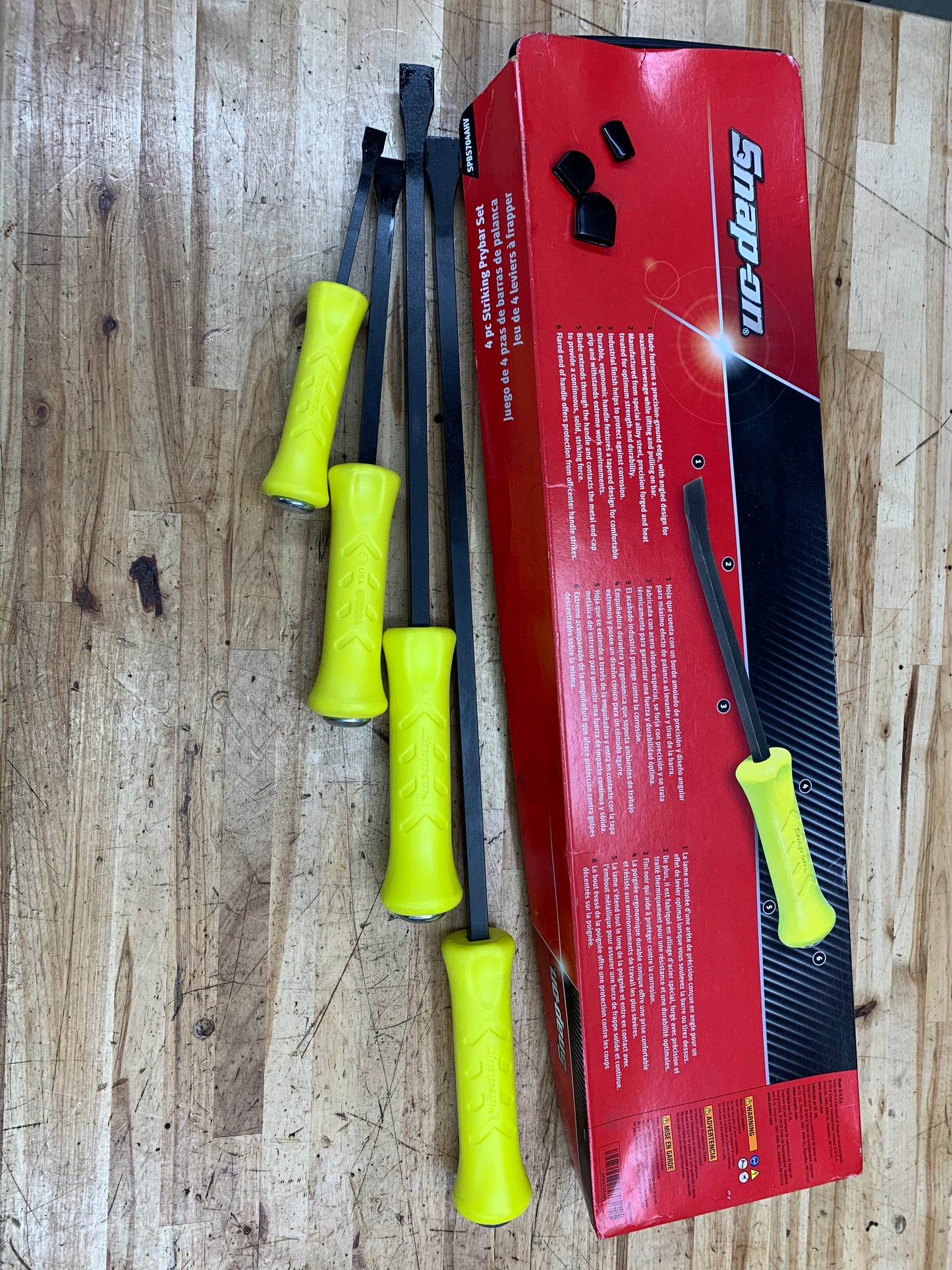 Snap on HiViz Striking prybar set BRAND NEW SPBS704AHV