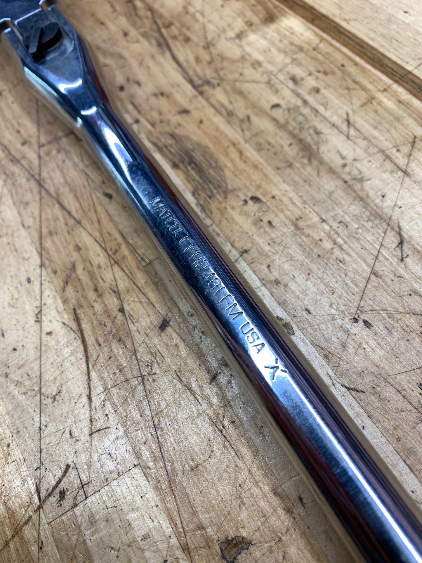 Matco 1/2" Locking XL Flex Head Ratchet  USA CFR248LFM