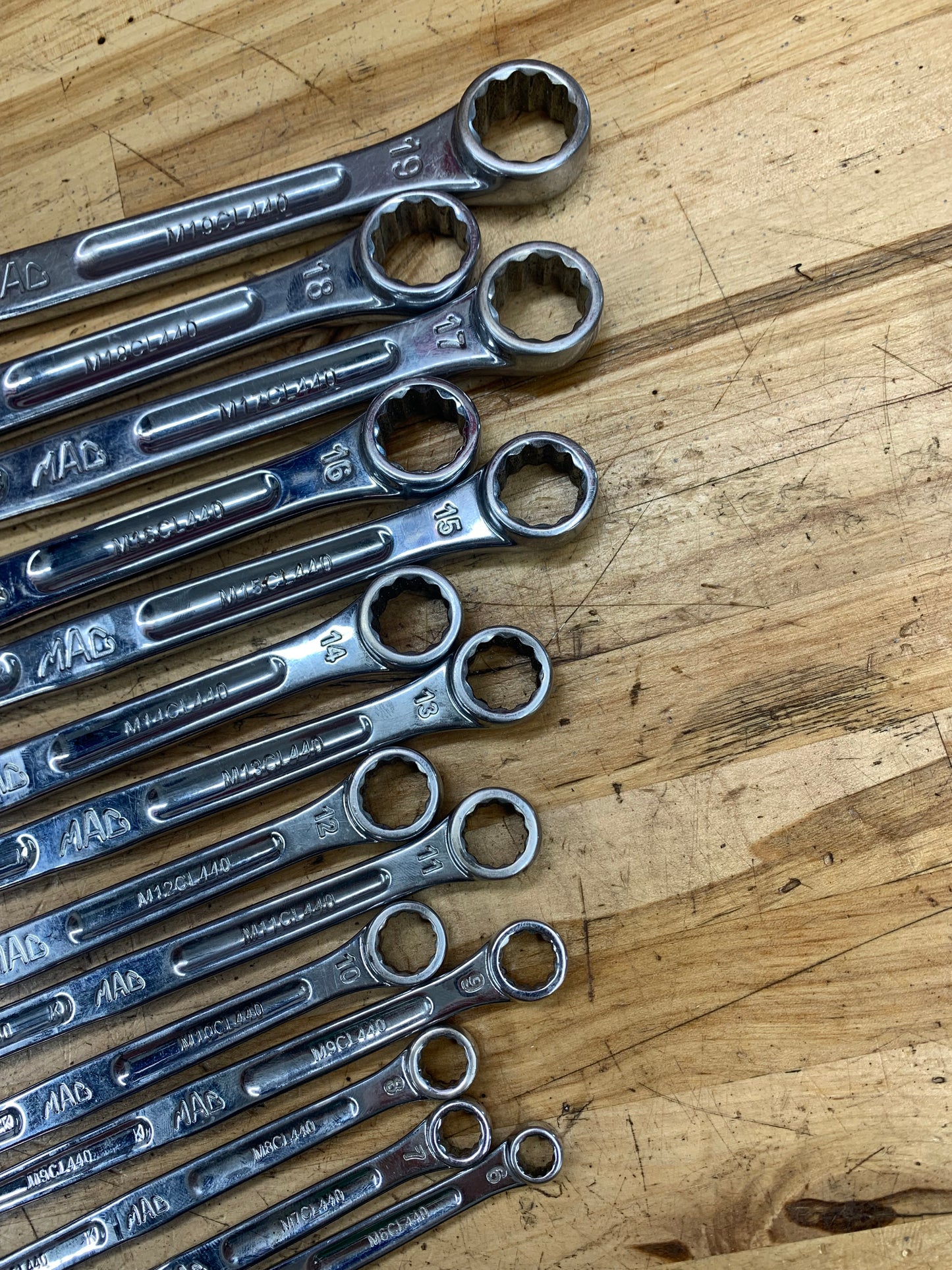 Mac Tools Metric Combo Wrench Set 14pc SCLM14PT