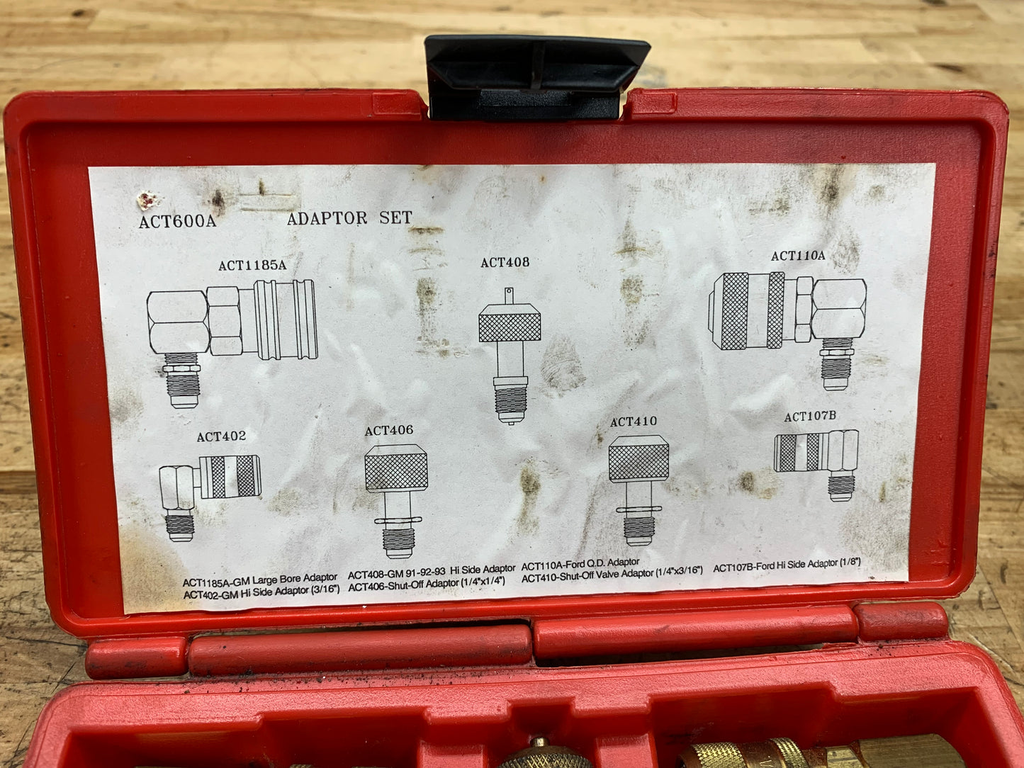 Blue Point Air Conditioning Adaptor Set USA ACT600A