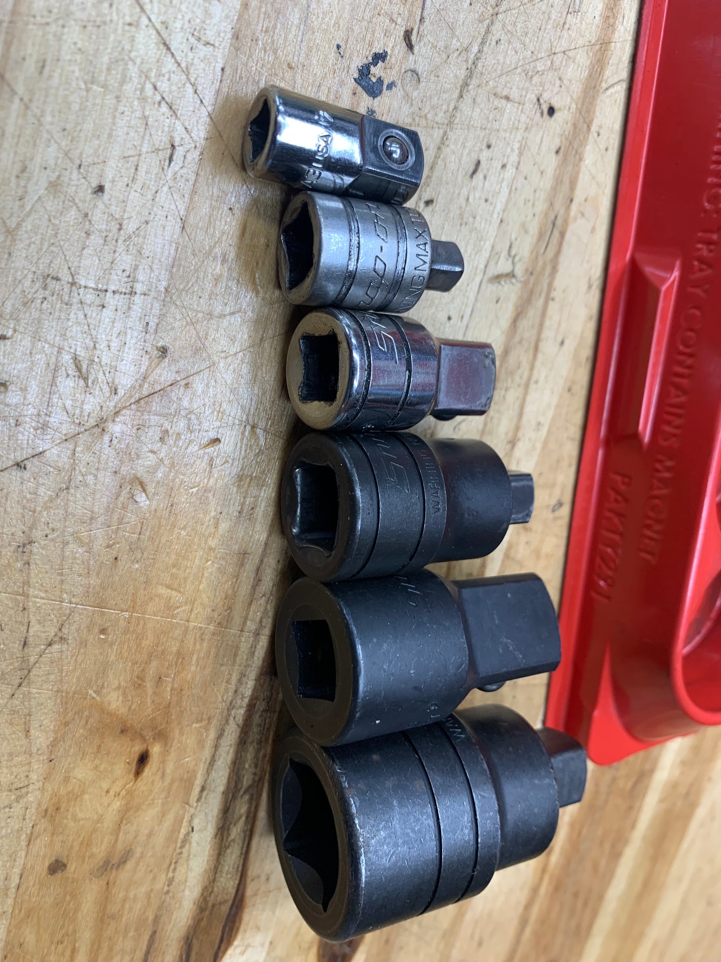 Snap On Square Adaptor Set 6pc. USA 1206GS