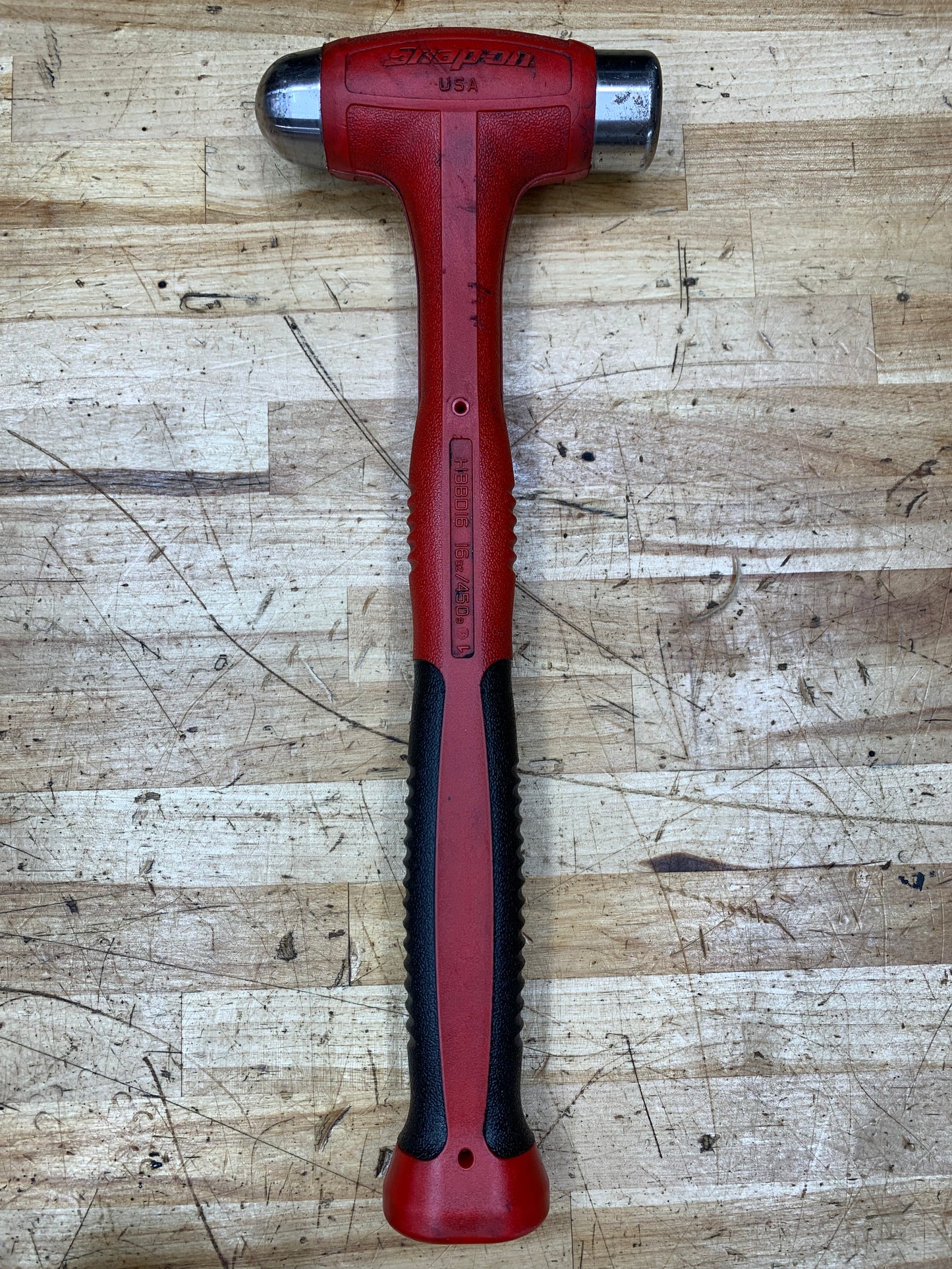 Snap On 16oz Ball Peen Hammer USA HBBD16