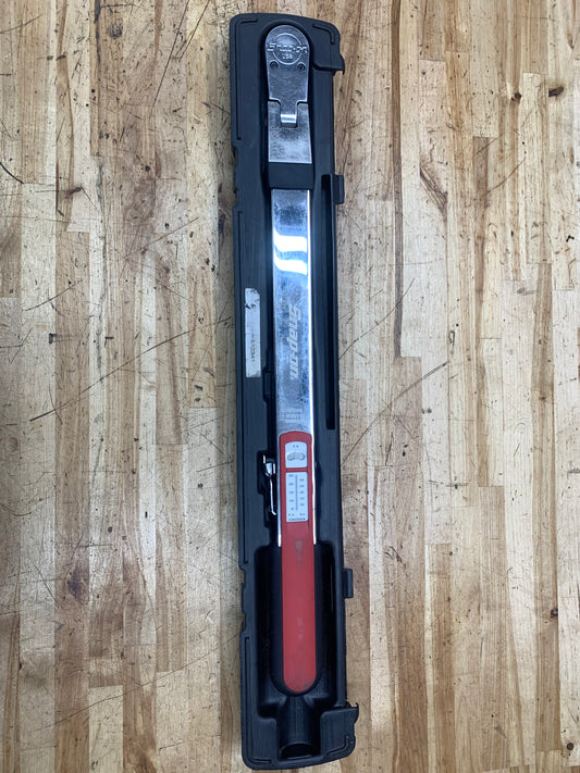 Snap On 1/2" Torque Wrench 40-250 it Ib USA TQFR250E