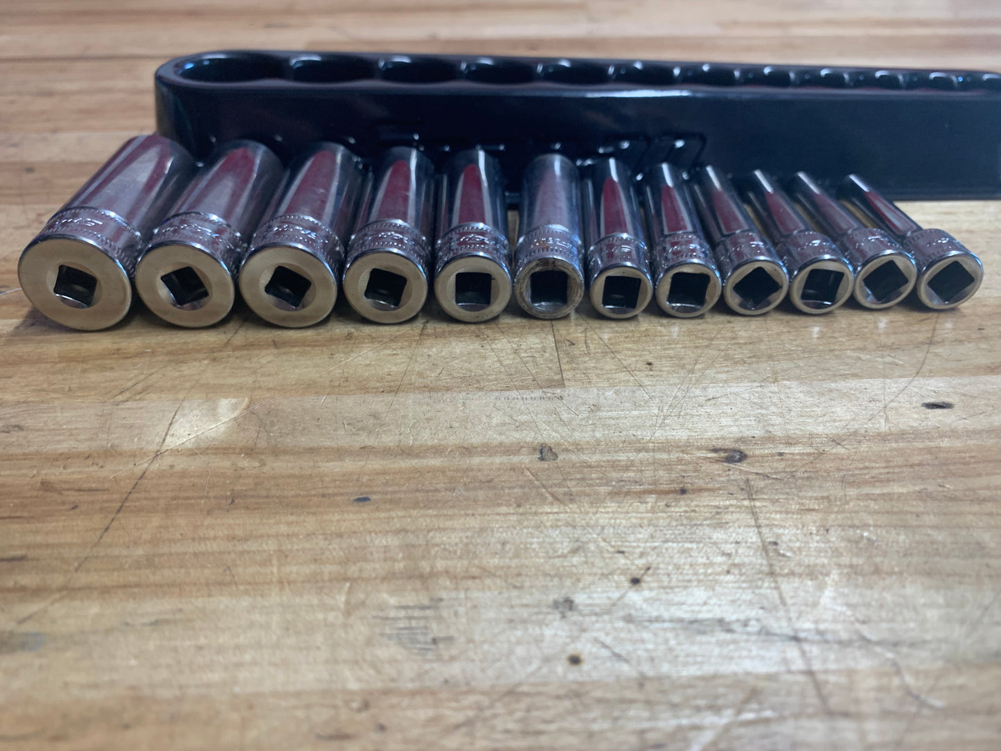 Snap On 1/4" Deep Metric Socket Set.  111STMMDY